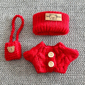 Red Button Sweater Cute Outfit