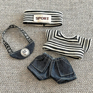 Sporty Striped Knit Outfit