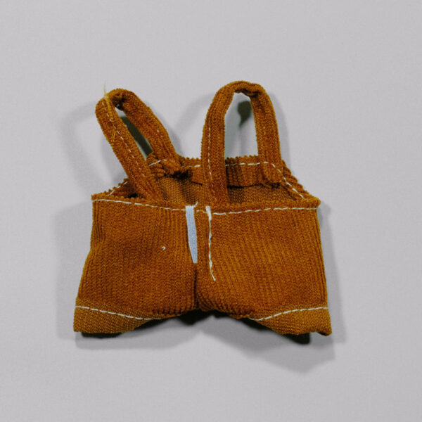 Khaki Basic Overalls Set: Shirt + Pants - Image 4