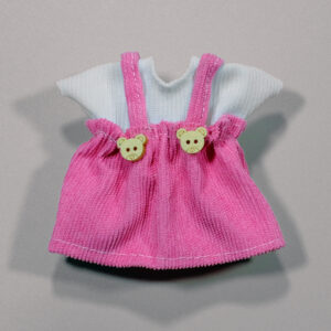 Pink Camisole Set: Shirt + Pink Bear Skirt