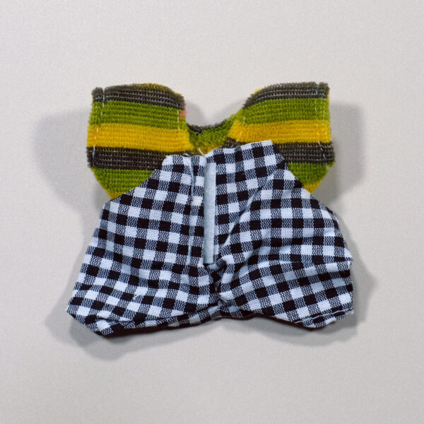 Striped Plaid Cat Set: Striped Top + Cat Plaid Pants - Image 2