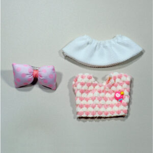 Lollipop Set: Shirt + Skirt + Bow Accessory