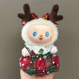Plaid Moose Christmas Dress